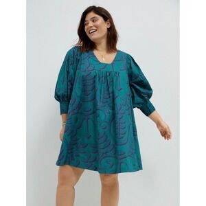porridge textured slim knit mini dress New women's XL Anthropologie x Porridge textured slim knit mini green dress